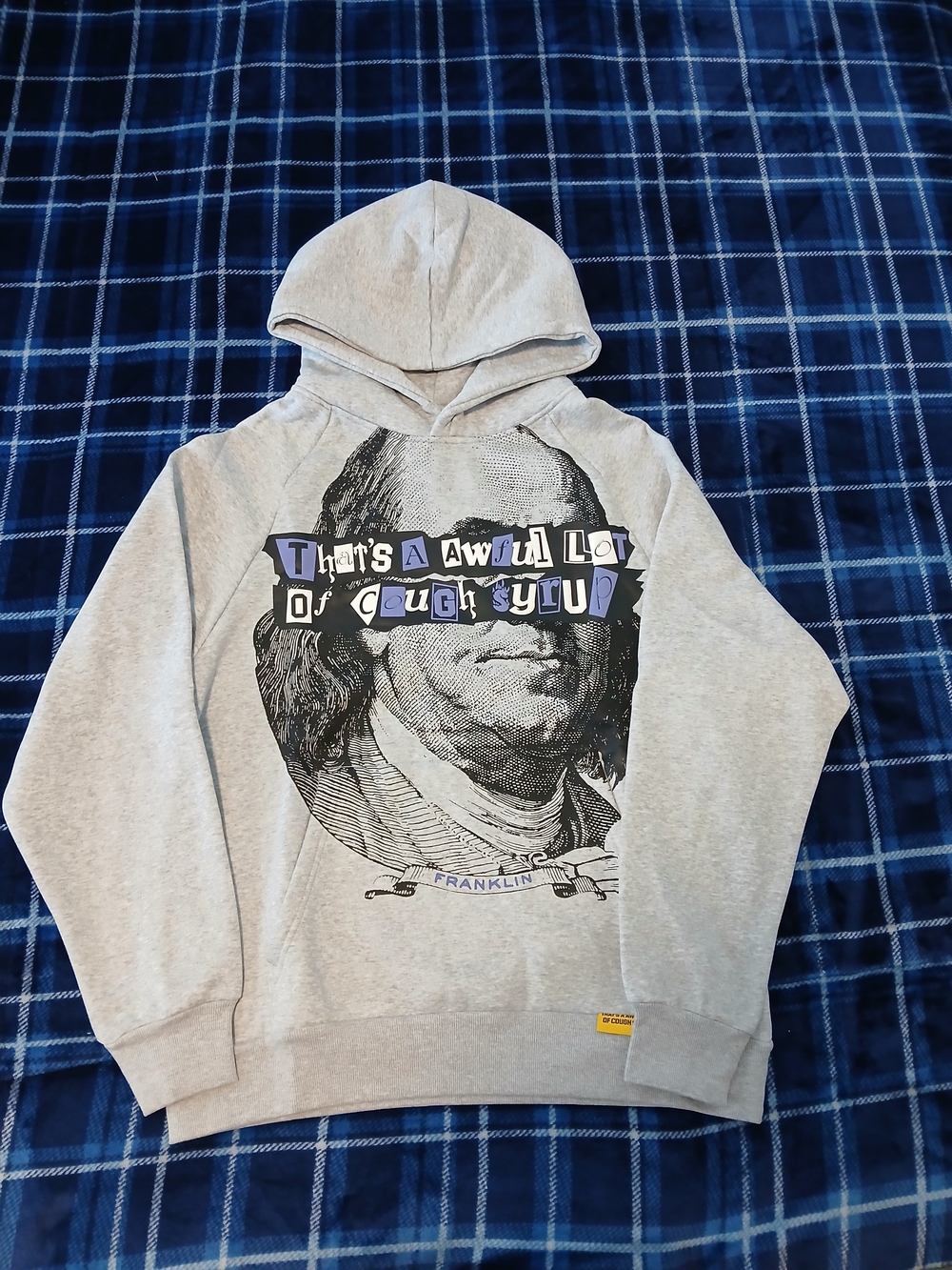 Awful Lot Of Cough Syrup Light Grey Hoodie